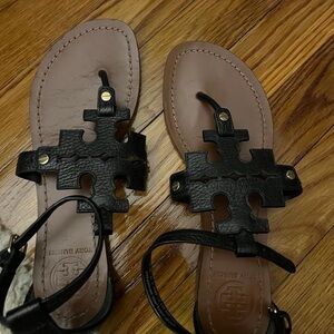 Tory Burch Logo Sandals